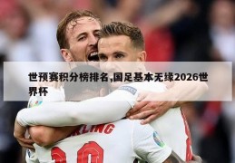 世预赛积分榜排名,国足基本无缘2026世界杯