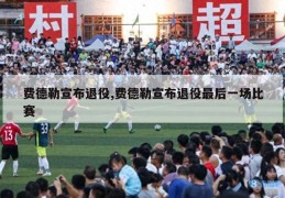 费德勒宣布退役,费德勒宣布退役最后一场比赛