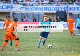 2024世界杯,2024世界杯预选赛赛程表格