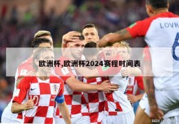 欧洲杯,欧洲杯2024赛程时间表