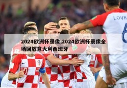 2024欧洲杯录像,2024欧洲杯录像全场回放意大利西班牙